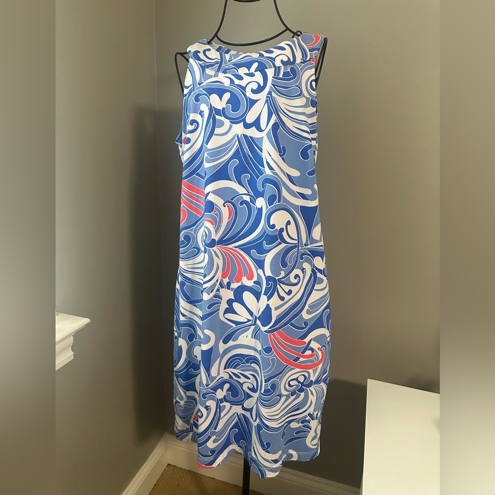 Katherine Way Blue and Pink Sundress